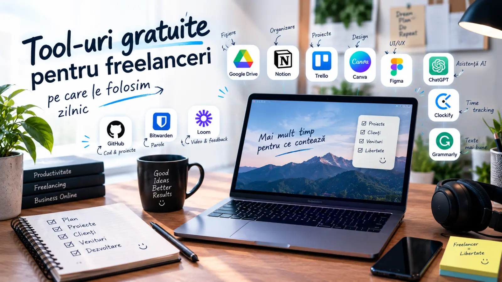 Tool-uri gratuite pentru freelanceri pe care le folosim zilnic