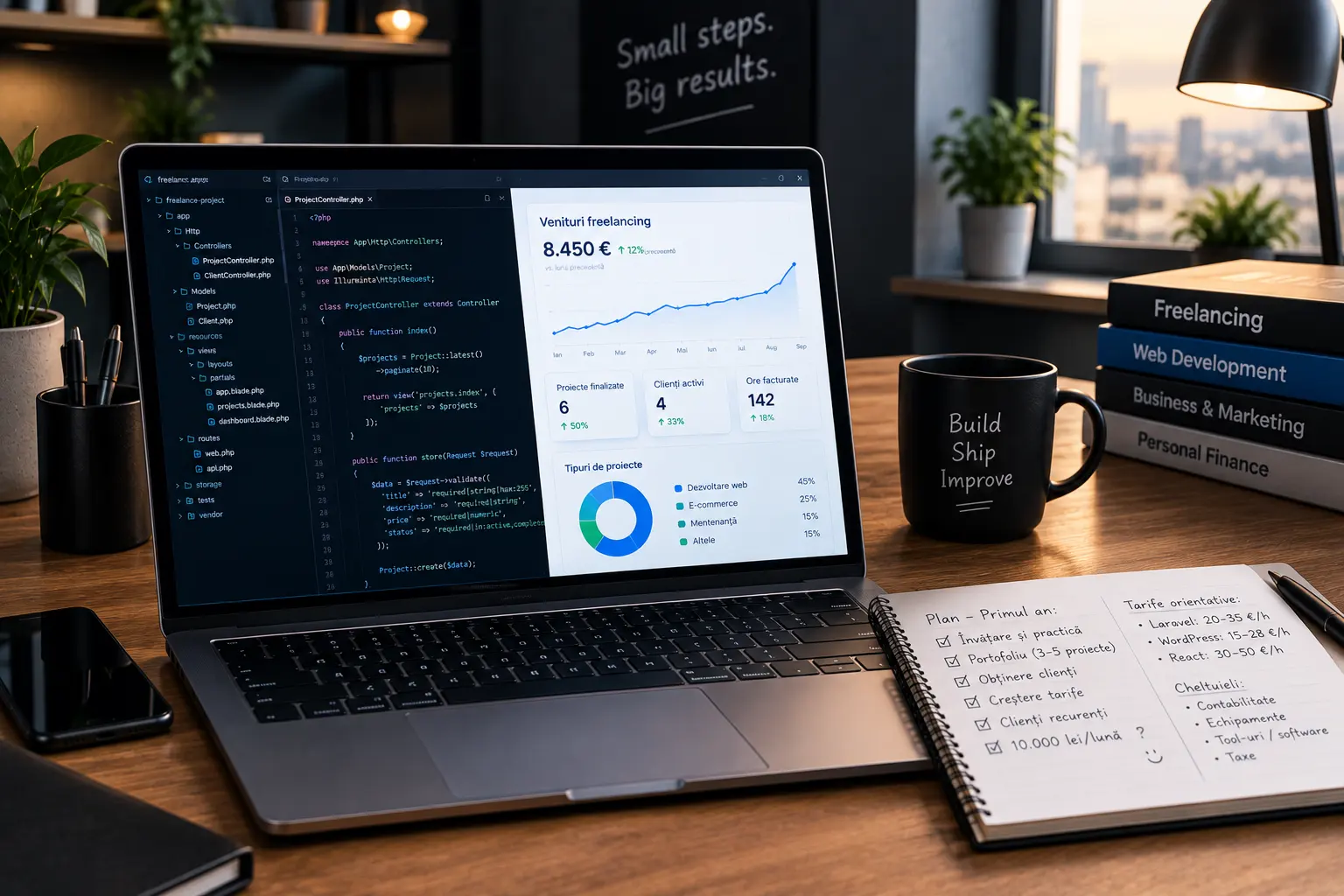 Freelancing în IT: cât poți câștiga realist în primul an