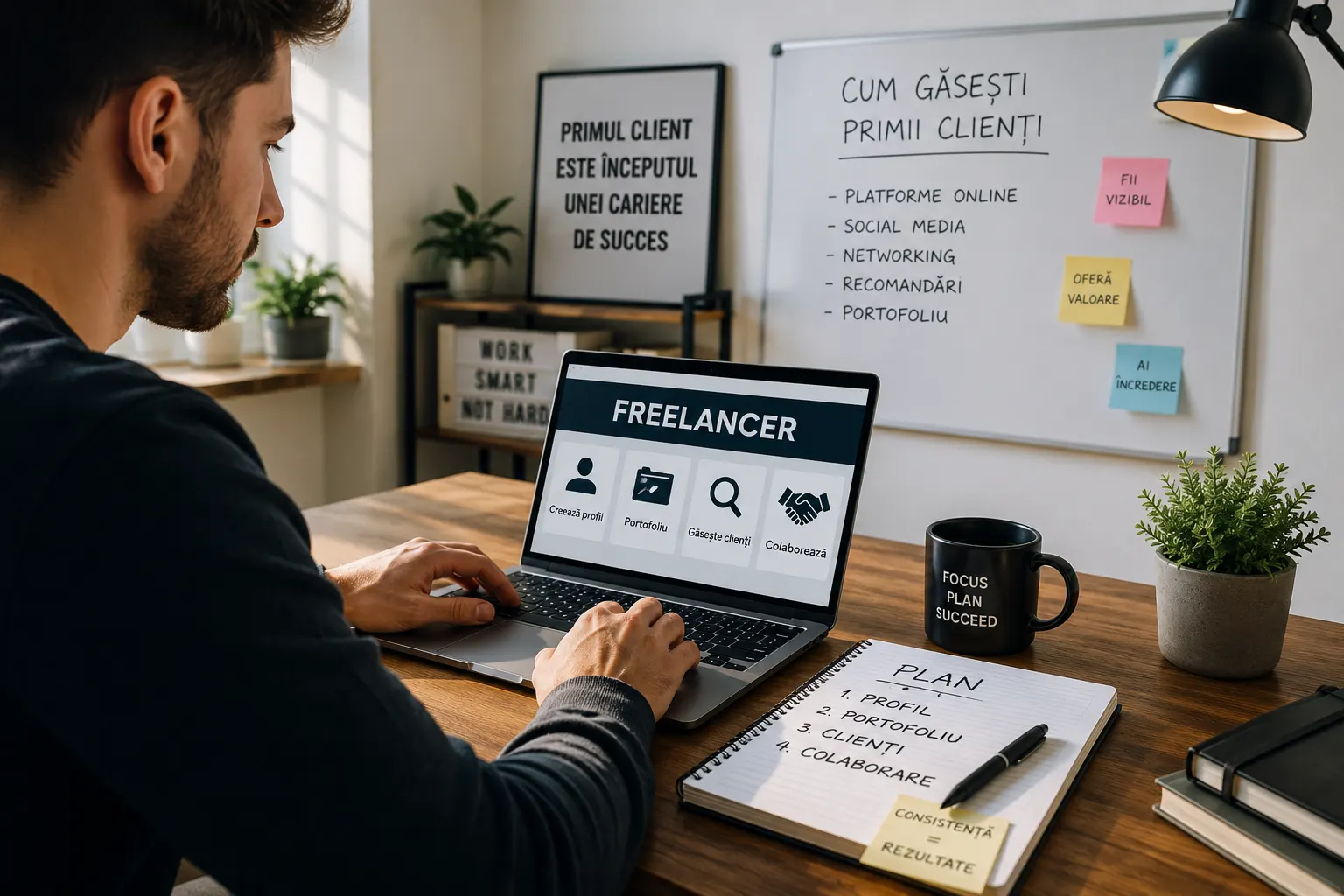 Cum găsești primii clienți ca freelancer în România