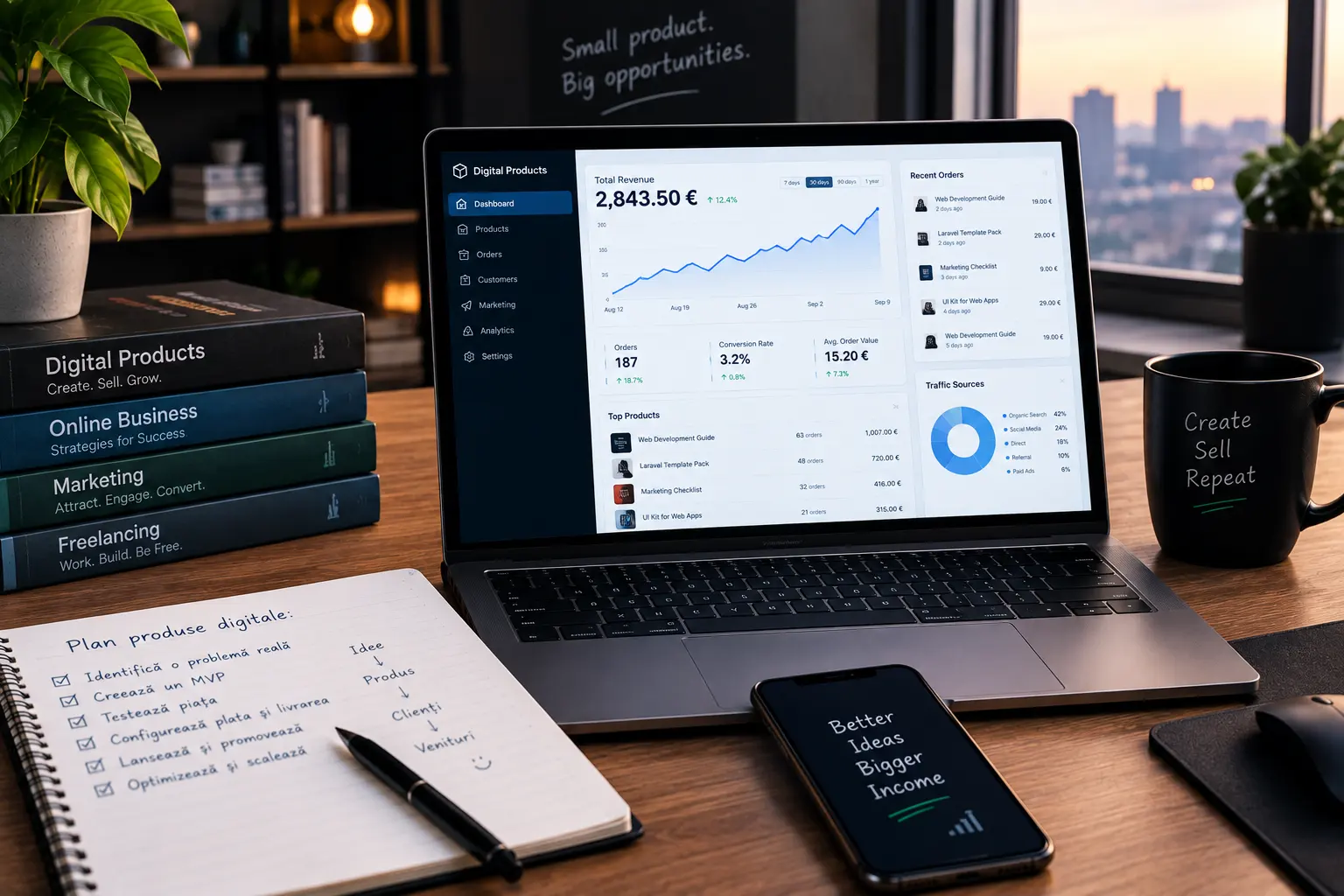 Venituri pasive din produse digitale: mit vs. realitate